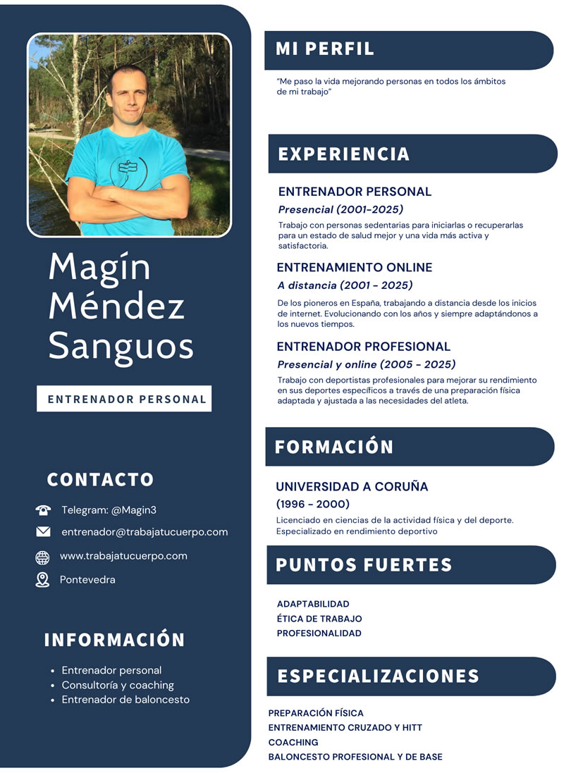 Entrenador personal online